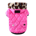 Warm autumn and winter fur collar coat for dogs photo 7