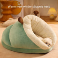 Pet Bed Winter Cat Dog Slippers Small Nest photo 9