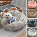Plush Cathouse Doghouse Pet Bed Winter Warm Hand-shaped Brush Pet photo 2