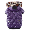 Warm autumn and winter fur collar coat for dogs photo 5