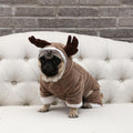 Pet dog clothes elk double padded winter coat photo 3