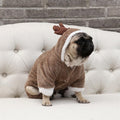Pet dog clothes elk double padded winter coat photo 6