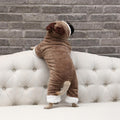 Pet dog clothes elk double padded winter coat photo 4
