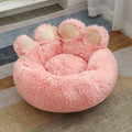 Plush Cathouse Doghouse Pet Bed Winter Warm Hand-shaped Brush Pet photo 1