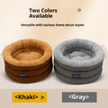 Round Pet Bed Winter Thickened Large Kennel photo 4