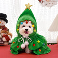 Autumn And Winter Christmas Pet Clothes Two-color Cloak photo 6